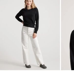 NWOT Quince Cashmere Sweatshirt, Black XL